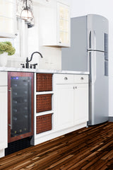 18" Wide Undercounter Wine Cellar (Panel Not Included) - (SWC1840BPNR)