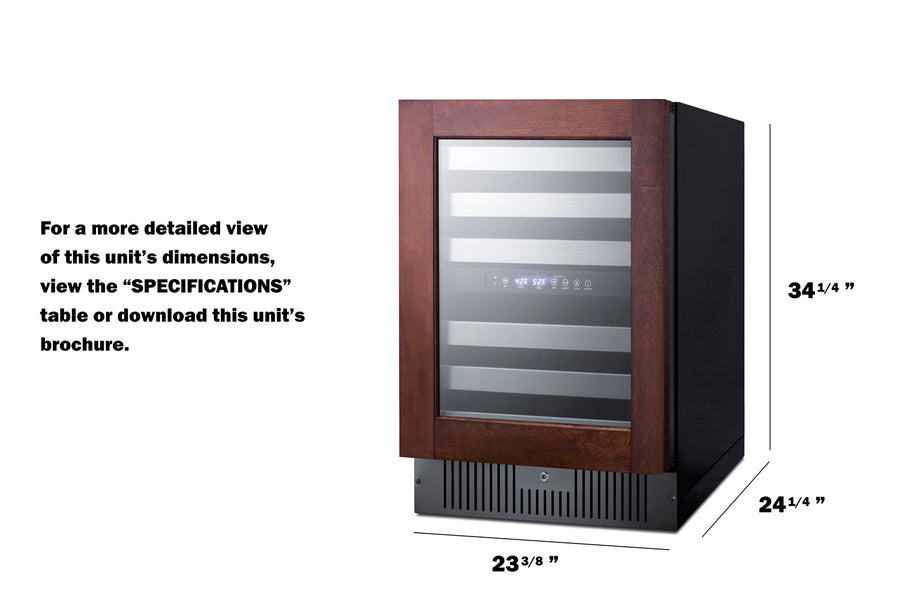 24" Wide Built-in Wine Cellar - (SWC532BLBISTPNR)