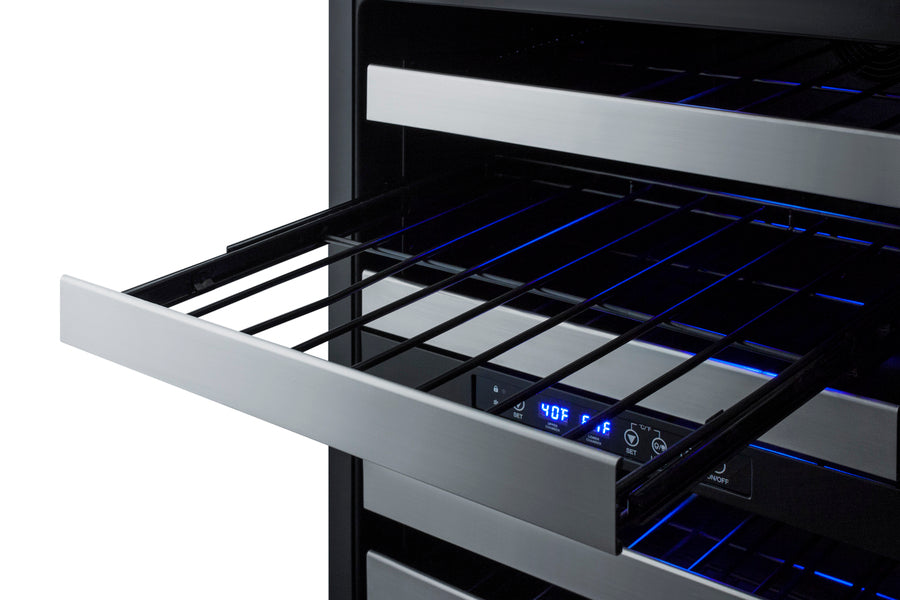 24" Wide Built-in Wine Cellar - (SWC532BLBISTPNR)
