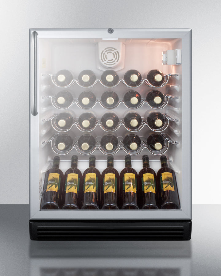 24" Wide Built-in Wine Cellar, ADA Compliant - (SWC6GBLCSSADA)