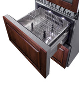 24" Wide Combination Dual-zone Wine Cellar and 2-drawer All-freezer (panels Not Included) - (SWCDAF24PNR)
