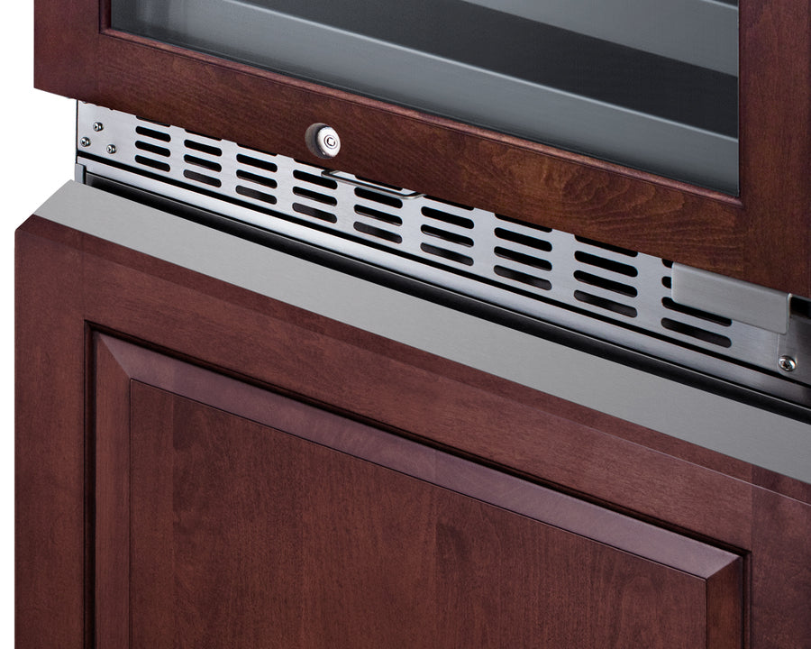 24" Wide Combination Dual-zone Wine Cellar and 2-drawer All-freezer (panels Not Included) - (SWCDAF24PNR)