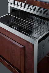 24" Wide Combination Dual-zone Wine Cellar and 2-drawer All-freezer (panels Not Included) - (SWCDAF24PNR)