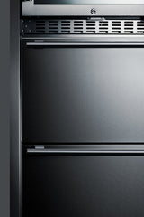24" Wide Combination Dual-zone Wine Cellar and 2-drawer All-freezer - (SWCDAF24)