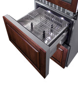 24" Wide Combination Dual-zone Wine Cellar and 2-drawer All-refrigerator (panels Not Included) - (SWCDAR24PNR)