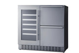 36" Combination Wine Cellar - (SWCDAR36UC)