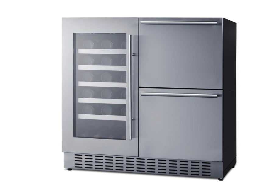 36" Combination Wine Cellar - (SWCDAR36UC)