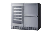 36" Combination Wine Cellar - (SWCDAR36UC)