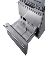 24" Wide Combination Dual-zone Wine Cellar and 2-drawer Refrigerator-freezer - (SWCDRF24)