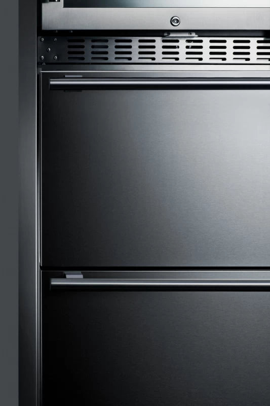 24" Wide Combination Dual-zone Wine Cellar and 2-drawer Refrigerator-freezer - (SWCDRF24)