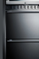 24" Wide Combination Dual-zone Wine Cellar and 2-drawer Refrigerator-freezer - (SWCDRF24)