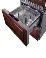 24" Wide Combination Dual-zone Wine Cellar and 2-drawer Refrigerator-freezer (panels Not Included) - (SWCDRF24PNR)