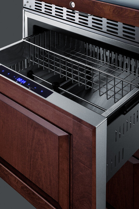 24" Wide Combination Dual-zone Wine Cellar and 2-drawer Refrigerator-freezer (panels Not Included) - (SWCDRF24PNR)
