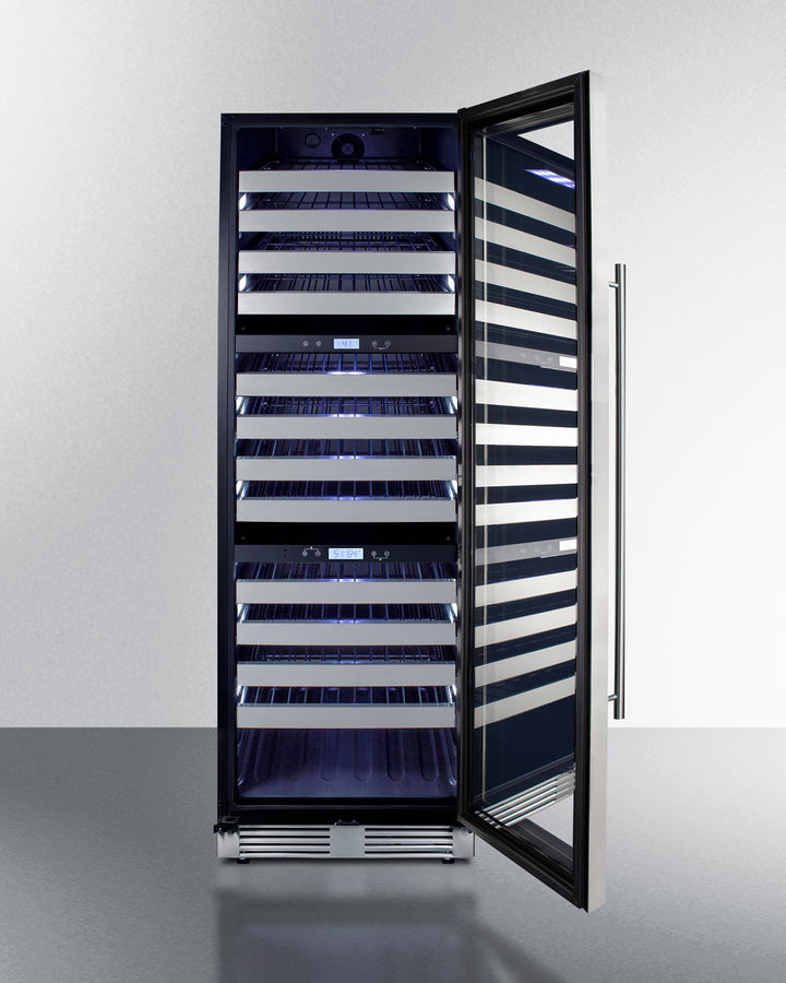 24" Wide Triple Zone Wine Cellar - (SWCP1988TCSS)
