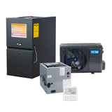 Hybrid 1.5 Ton 16 SEER2 80% AFUE 40,000 BTU Furnace and High Efficiency Low NOx Heat Pump System | Inverter - R454B - Downflow/Horizontal