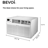 Bevoi TBEVTTW121C 12,000 BTU Through The Wall Air Conditioner Cool Only 110V 15A in White