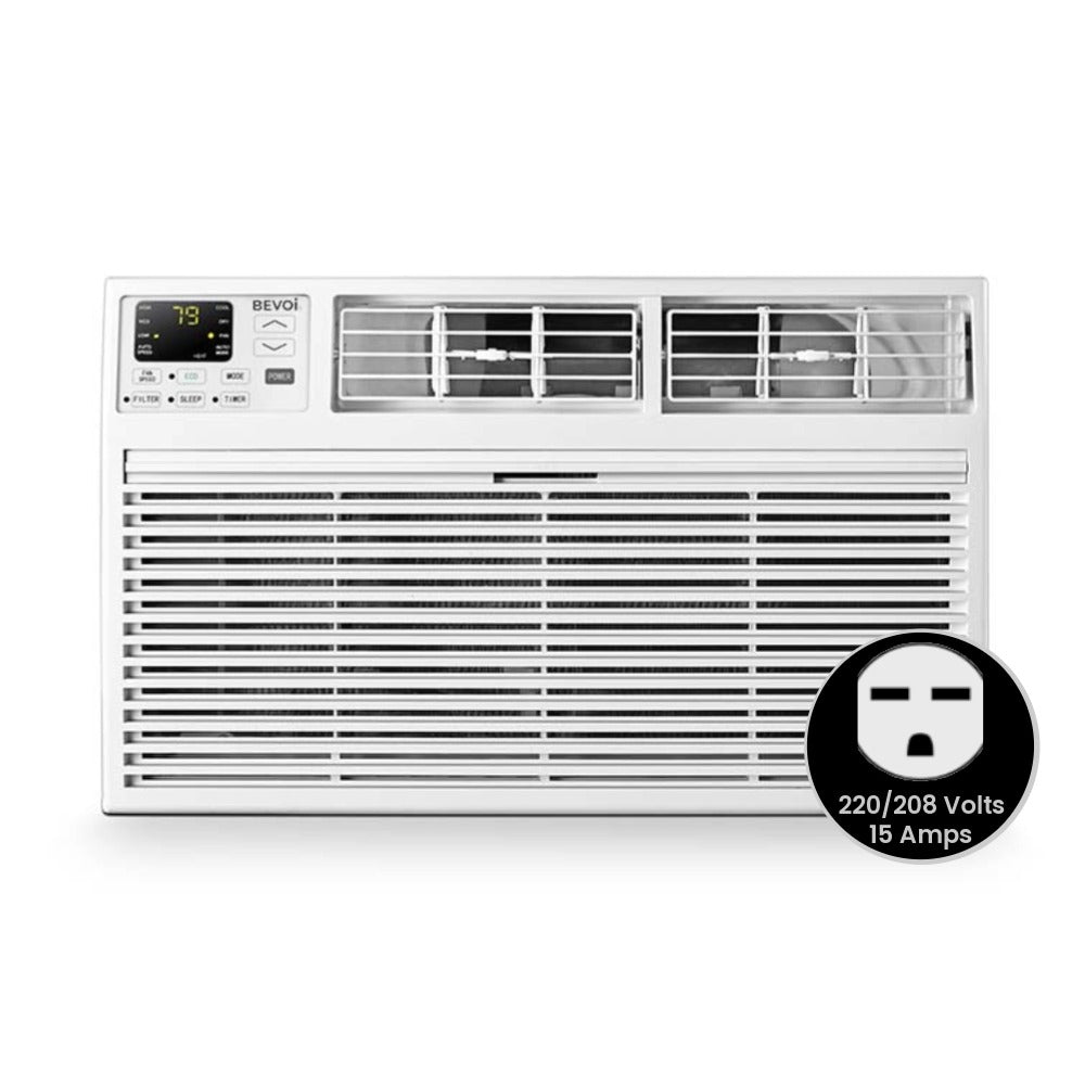 Bevoi TBEVTTW142C 14,000 BTU Through The Wall Air Conditioner Cool Only 220V 15A in White