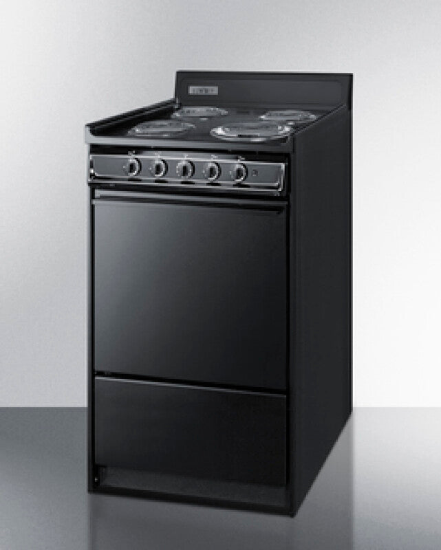 20" Wide Electric Coil Range - (TEM110C)