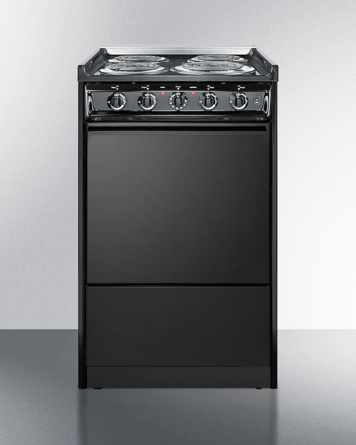 20" Wide Electric Coil Range - (TEM110CR)