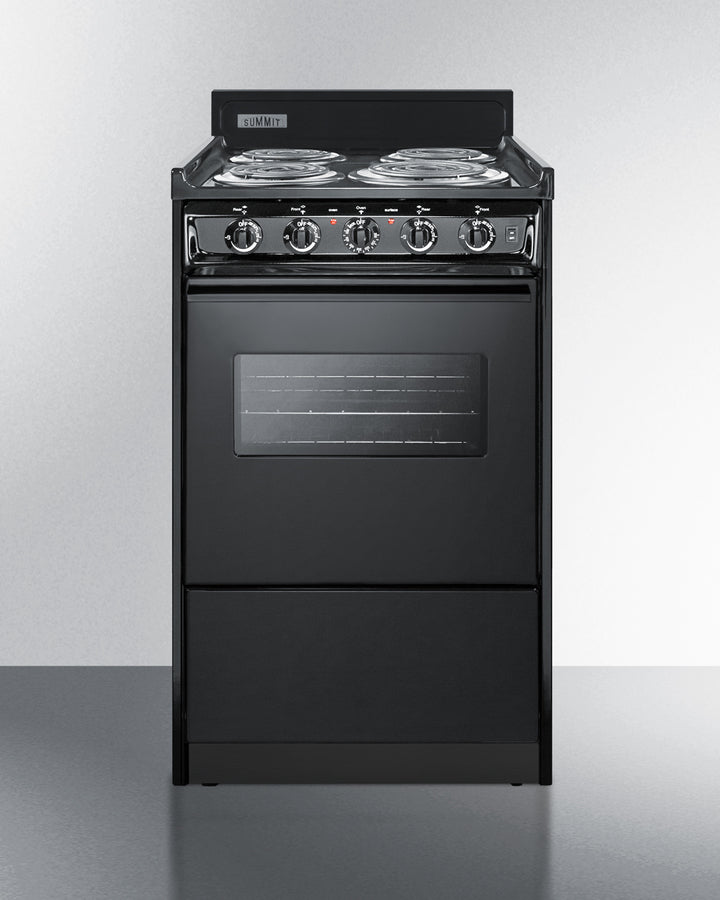 20" Wide Electric Coil Range - (TEM110CW)