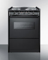 24" Wide Electric Coil Range - (TEM610CRW)