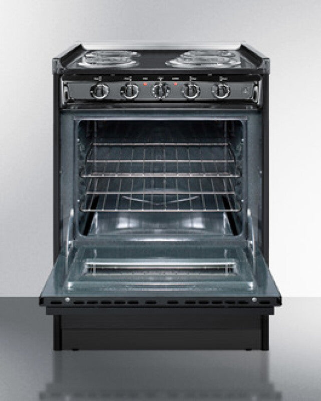 24" Wide Electric Coil Range - (TEM610CRW)