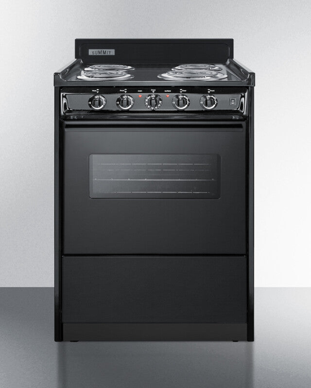 24" Wide Electric Coil Range - (TEM610CW)