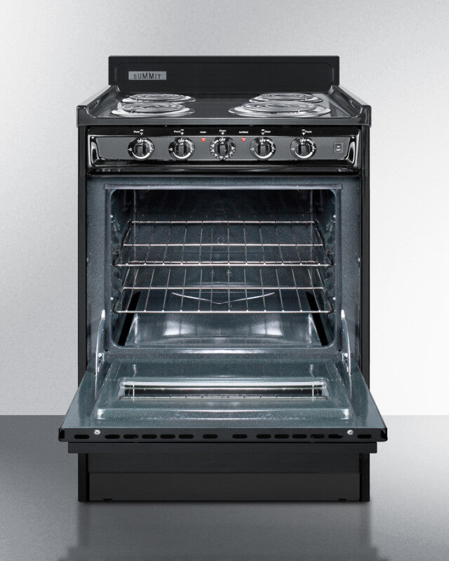 24" Wide Electric Coil Range - (TEM610CW)