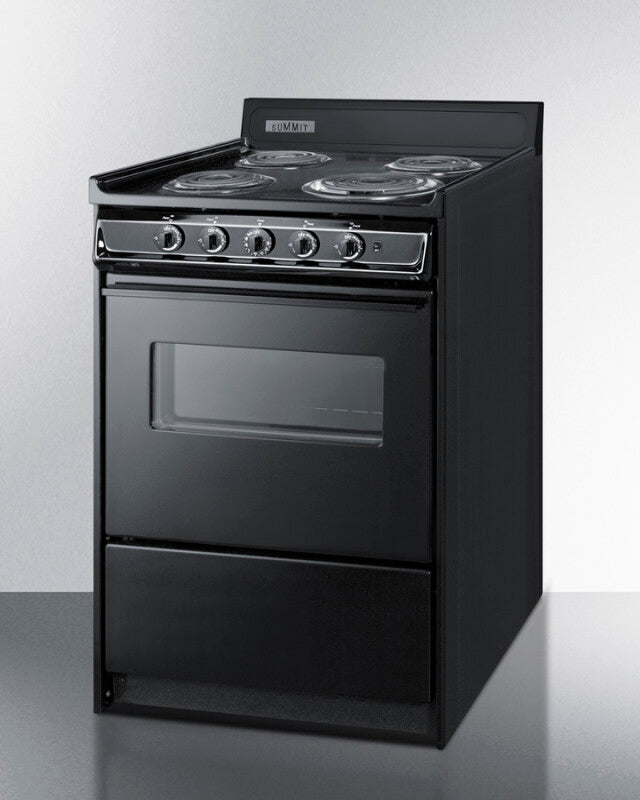 24" Wide Electric Coil Range - (TEM610CW)
