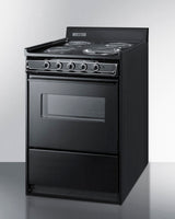 24" Wide Electric Coil Range - (TEM610CW)
