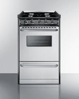 20" Wide Gas Range, Open Burners - (TNM1107BRW)