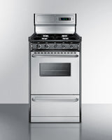 20" Wide Gas Range, Open Burners - (TNM1307BKW)