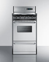 20" Wide Gas Range, Open Burners - (TNM1307BKW)