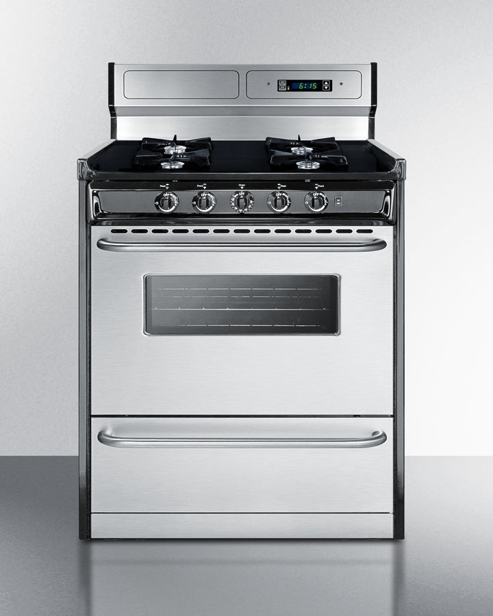 30" Wide Gas Range, Open Burners - (TNM2307BKW)