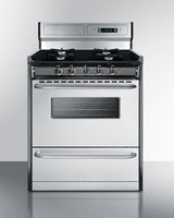 30" Wide Gas Range, Open Burners - (TNM2307BKW)