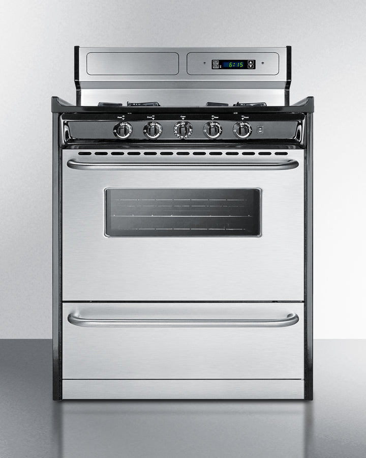 30" Wide Gas Range, Open Burners - (TNM2307BKW)