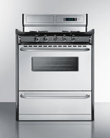 30" Wide Gas Range, Open Burners - (TNM2307BKW)