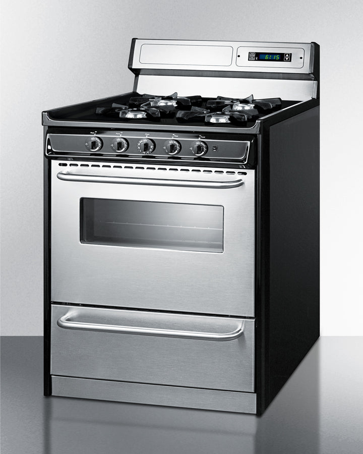 30" Wide Gas Range, Open Burners - (TNM2307BKW)