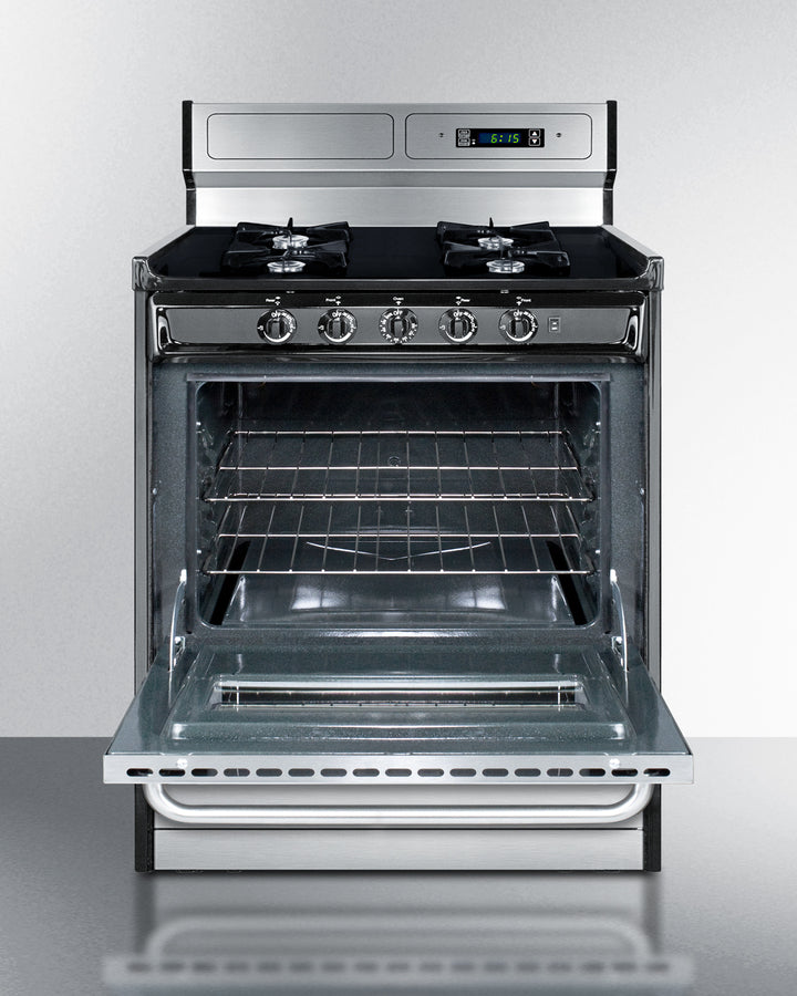 30" Wide Gas Range, Open Burners - (TNM2307BKW)