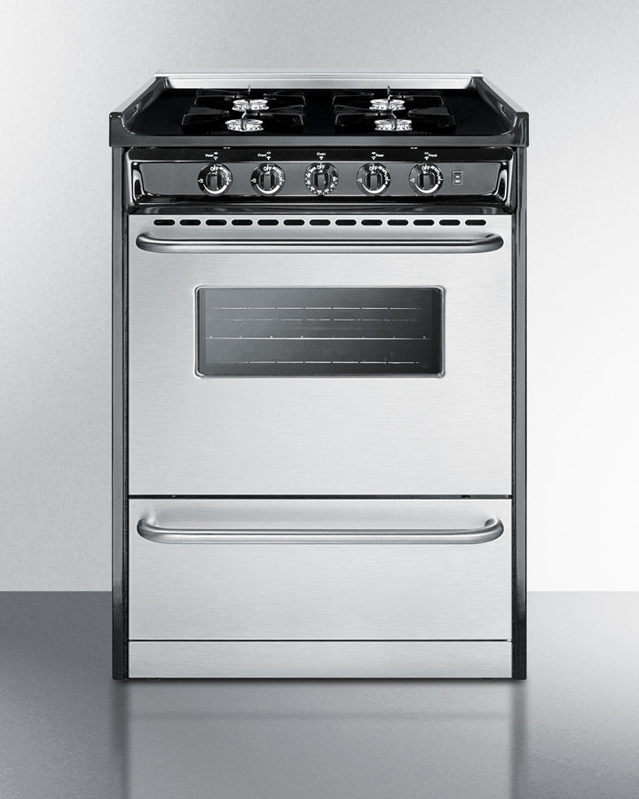 24" Wide Gas Range, Open Burners - (TNM6107BRW)