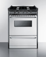 24" Wide Gas Range, Open Burners - (TNM6107BRW)