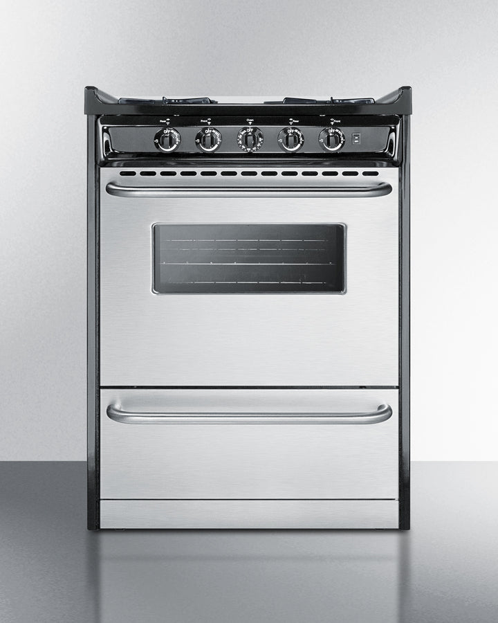 24" Wide Gas Range, Open Burners - (TNM6107BRW)
