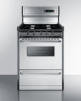 24" Wide Gas Range, Open Burners - (TNM6307BKW)