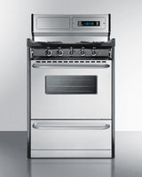 24" Wide Gas Range, Open Burners - (TNM6307BKW)