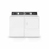 Speed Queen DR7004WE dryer paired with matching washer front view