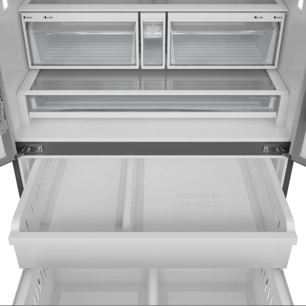 36 Inch Professional French Door Refrigerator With Ice And Water Dispenser - (TRF3628FFD) -