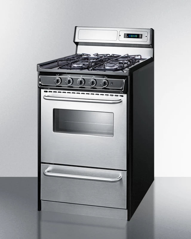 20" Wide Gas Range, Sealed Burners - (TTM1307BKSW)