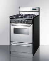 20" Wide Gas Range, Sealed Burners - (TTM1307BKSW)