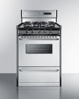 24" Wide Gas Range, Sealed Burners - (TTM6307BKSW)