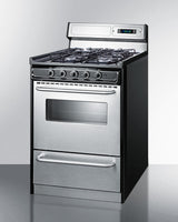 24" Wide Gas Range, Sealed Burners - (TTM6307BKSW)